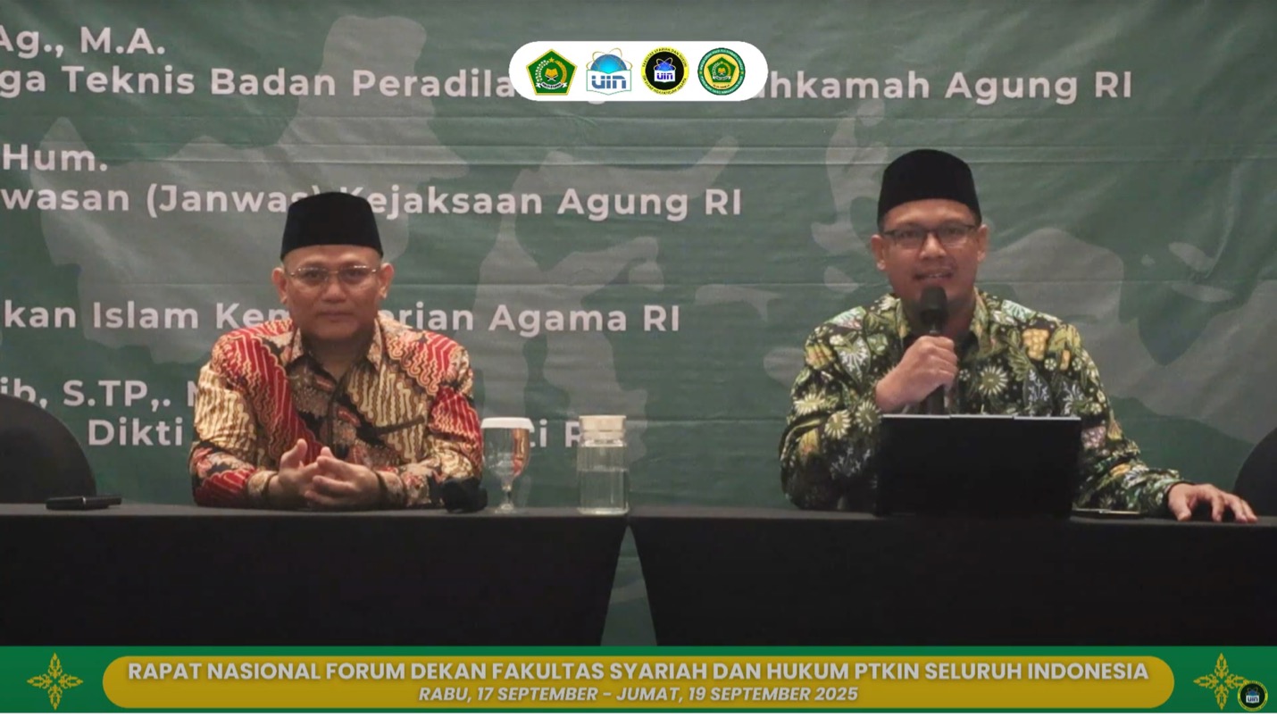 Badilag menjadi Narasumber Kunci pada Rapat Nasional Forum Dekan Fakultas Syariah dan Hukum PTKIN se Indonesia 1