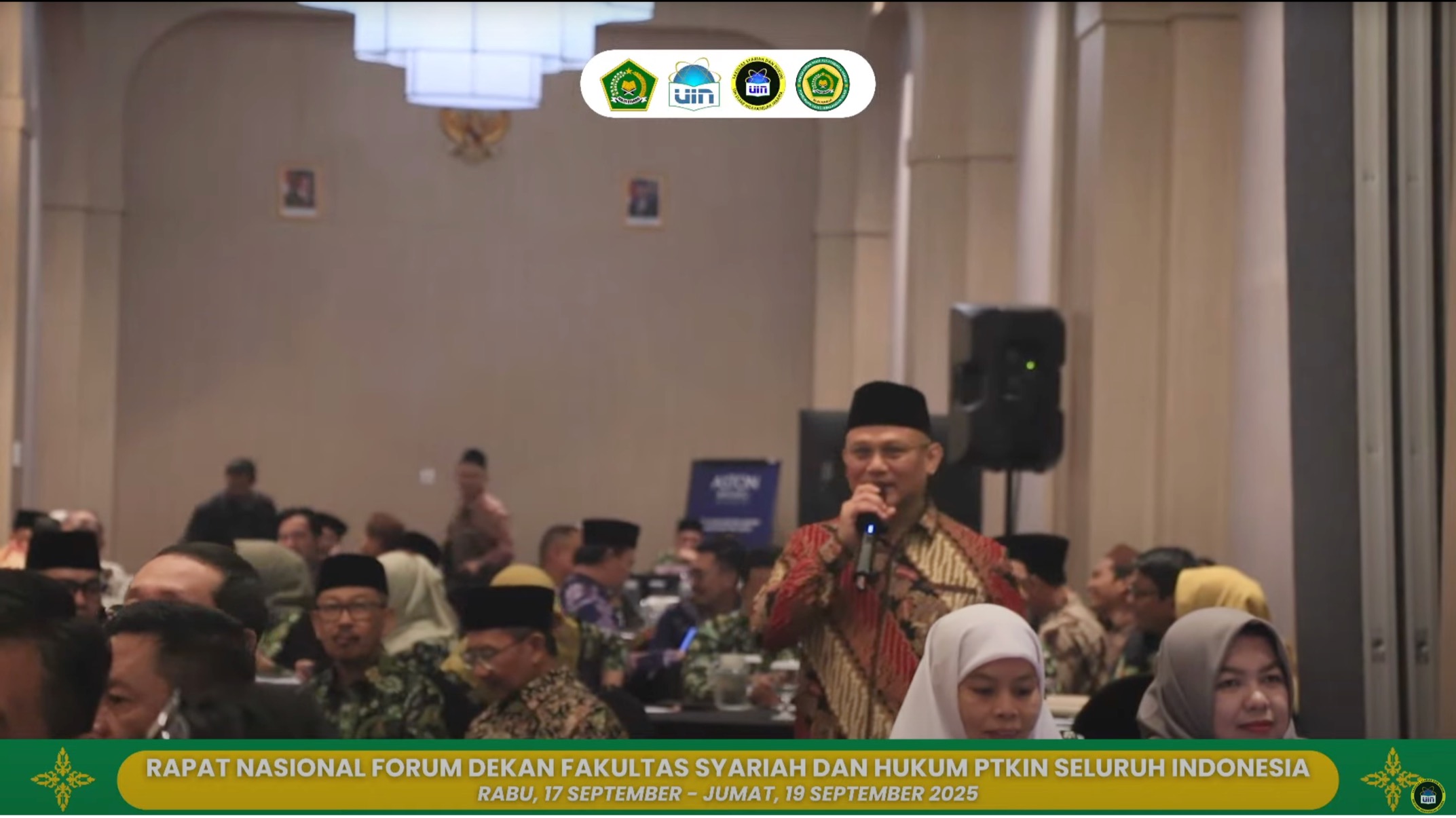 Badilag menjadi Narasumber Kunci pada Rapat Nasional Forum Dekan Fakultas Syariah dan Hukum PTKIN se Indonesia 2