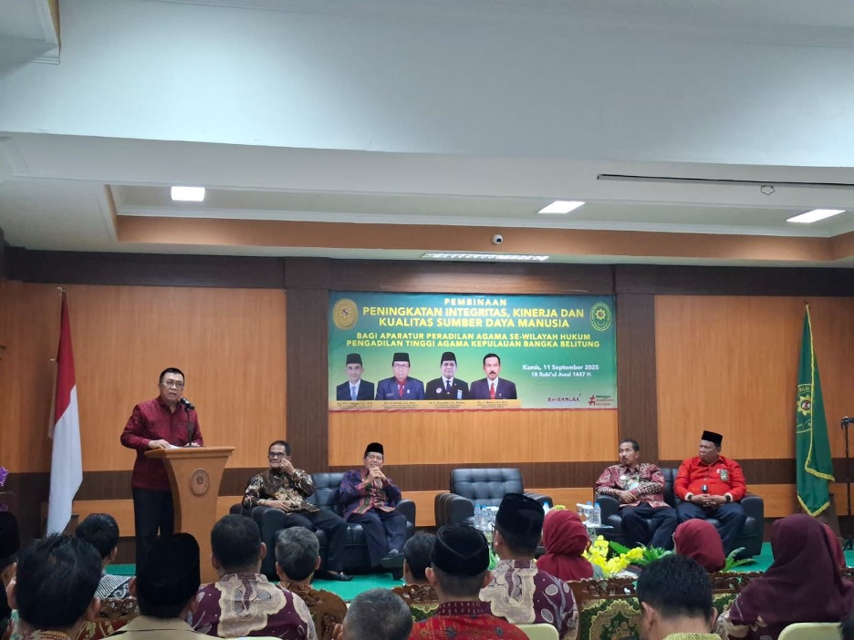 Berikan Pembinaan di PTA Kepulauan Bangka Belitung Dirjen Badilag Tekankan Pentingnya Menjaga Integritas dan Kualitas Kinerja 1