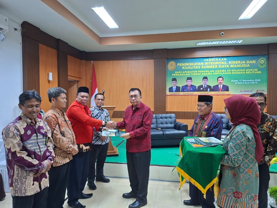 Berikan Pembinaan di PTA Kepulauan Bangka Belitung Dirjen Badilag Tekankan Pentingnya Menjaga Integritas dan Kualitas Kinerja 2