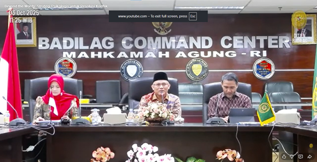 Bimbingan Teknis Peningkatan Kompetensi Mediator 4