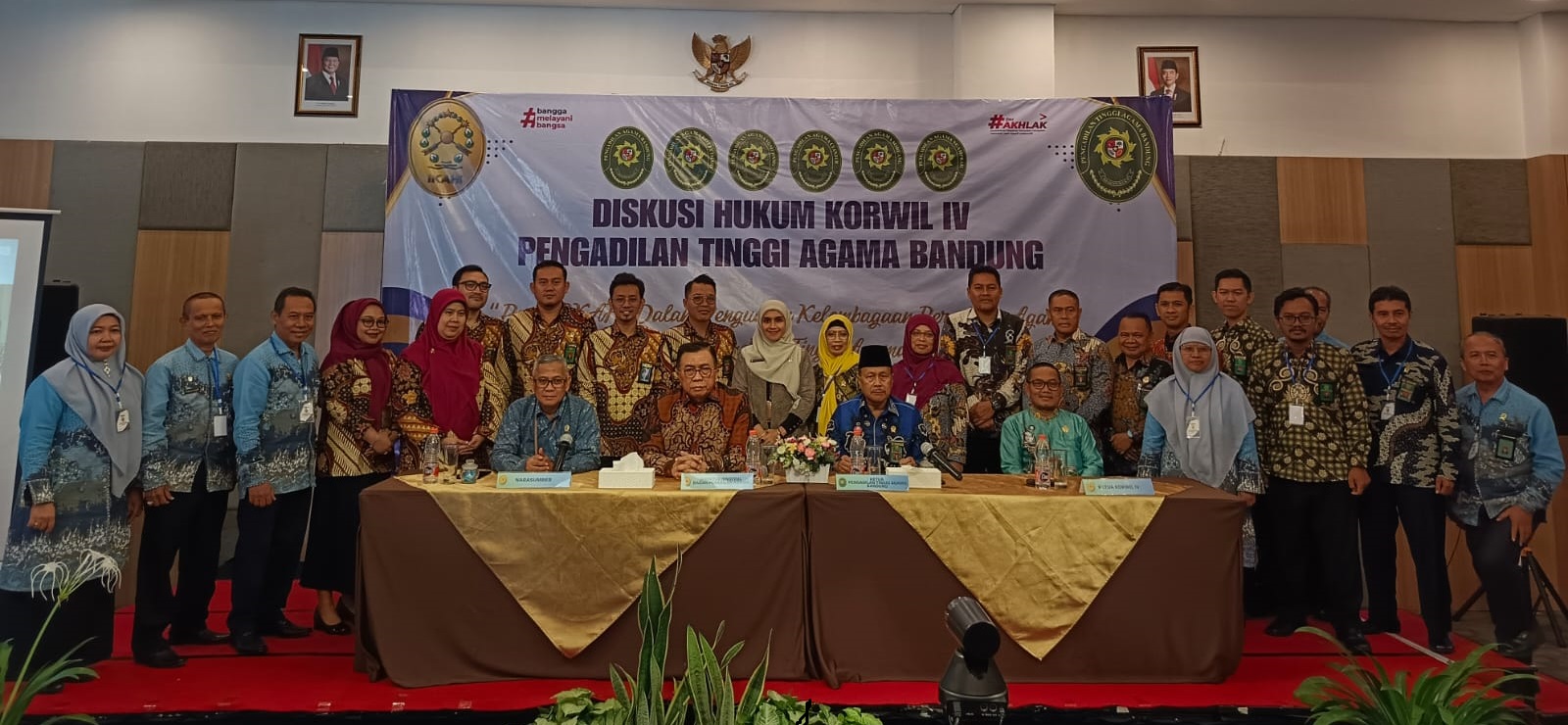 Dirjen Badan Peradilan Agama Buka Diskusi Hukum Korwil IV Tekankan Pentingnya Zona Integritas dan SMAP hal 1