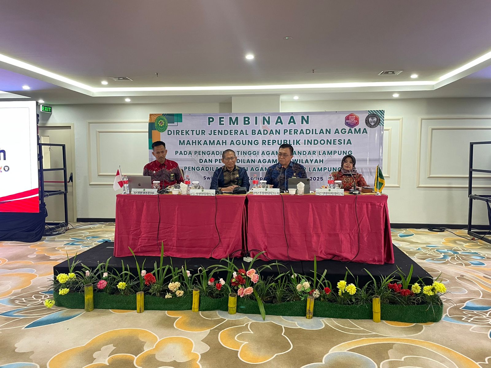 Dirjen Badilag Tekankan Pentingnya Integritas bagi Seluruh Aparatur Peradilan Agama di Wilayah PTA Bandar Lampung 1