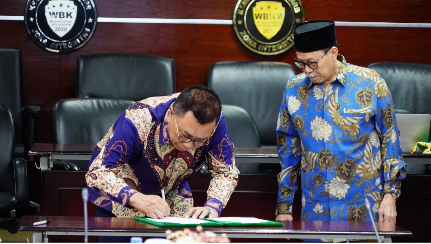 Ditjen Badilag Tandatangani Piagam Kerjasama Dengan Himpunan Ilmuan dan Sarjana Syariah Indonesia HISSI 2