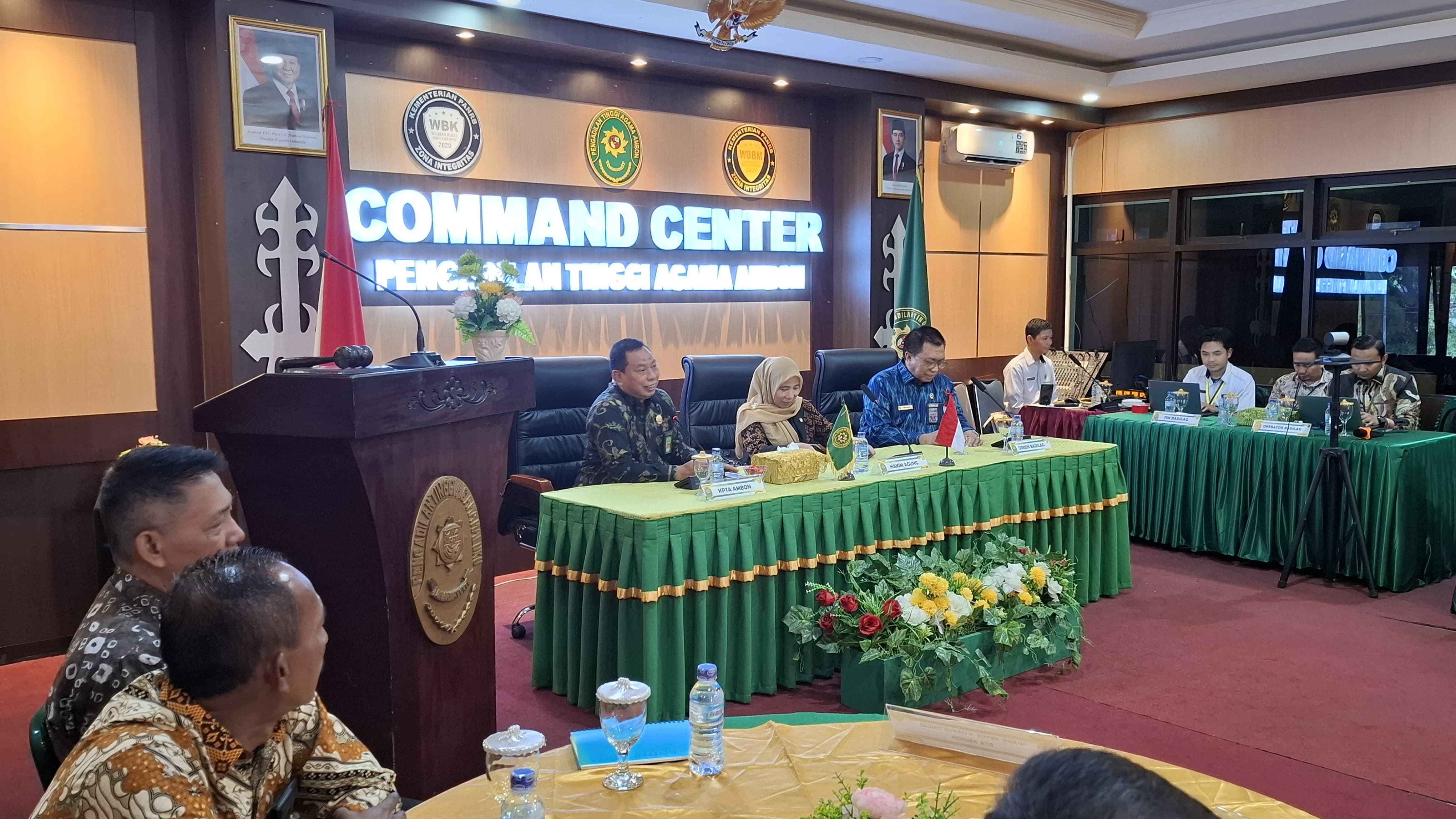 Ditjen Badilag dan Hakim Agung Perkuat Integritas Peradilan Agama sewilayah PTA Ambon 2