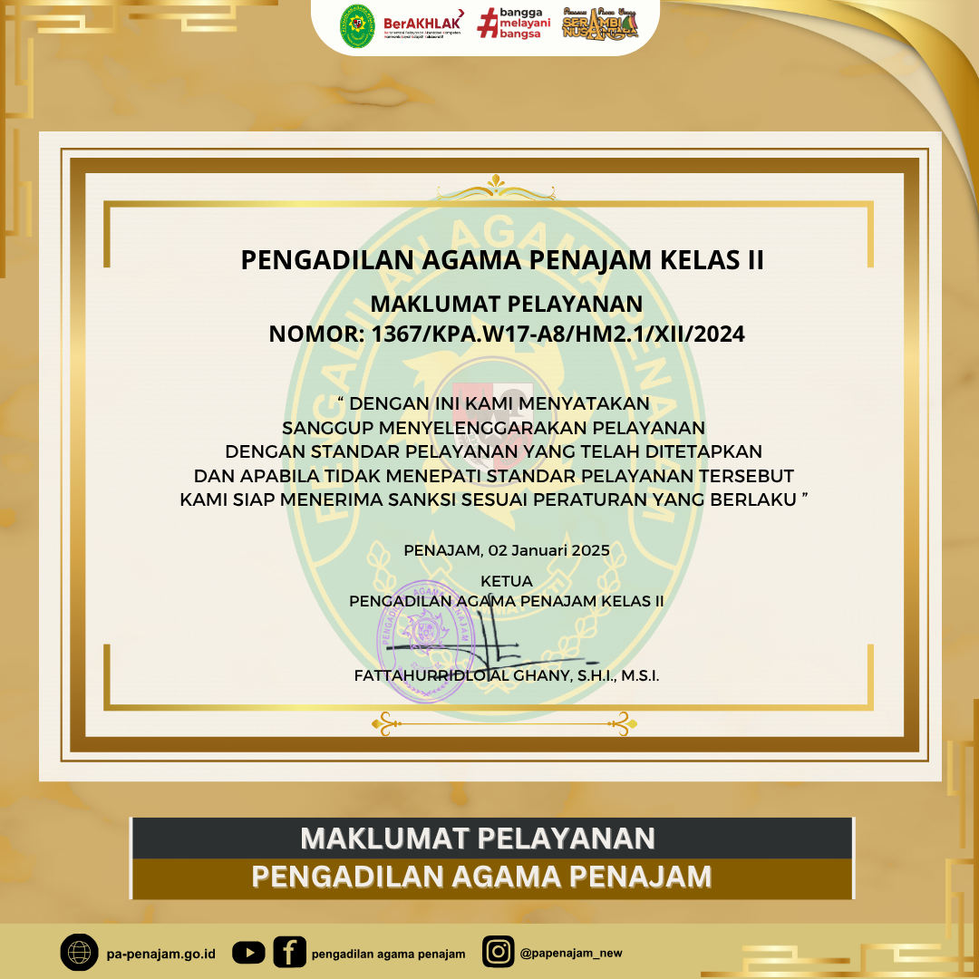 Maklumat Pelayanan