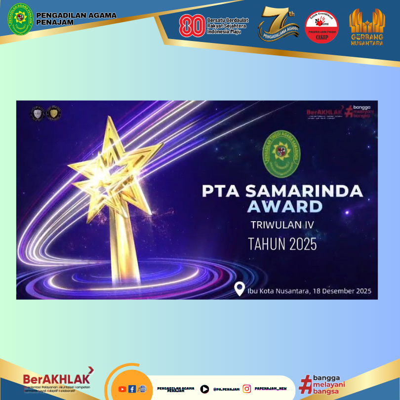 PA Penajam Raih 6 Penghargaan Penilaian Kinerja Terbaik