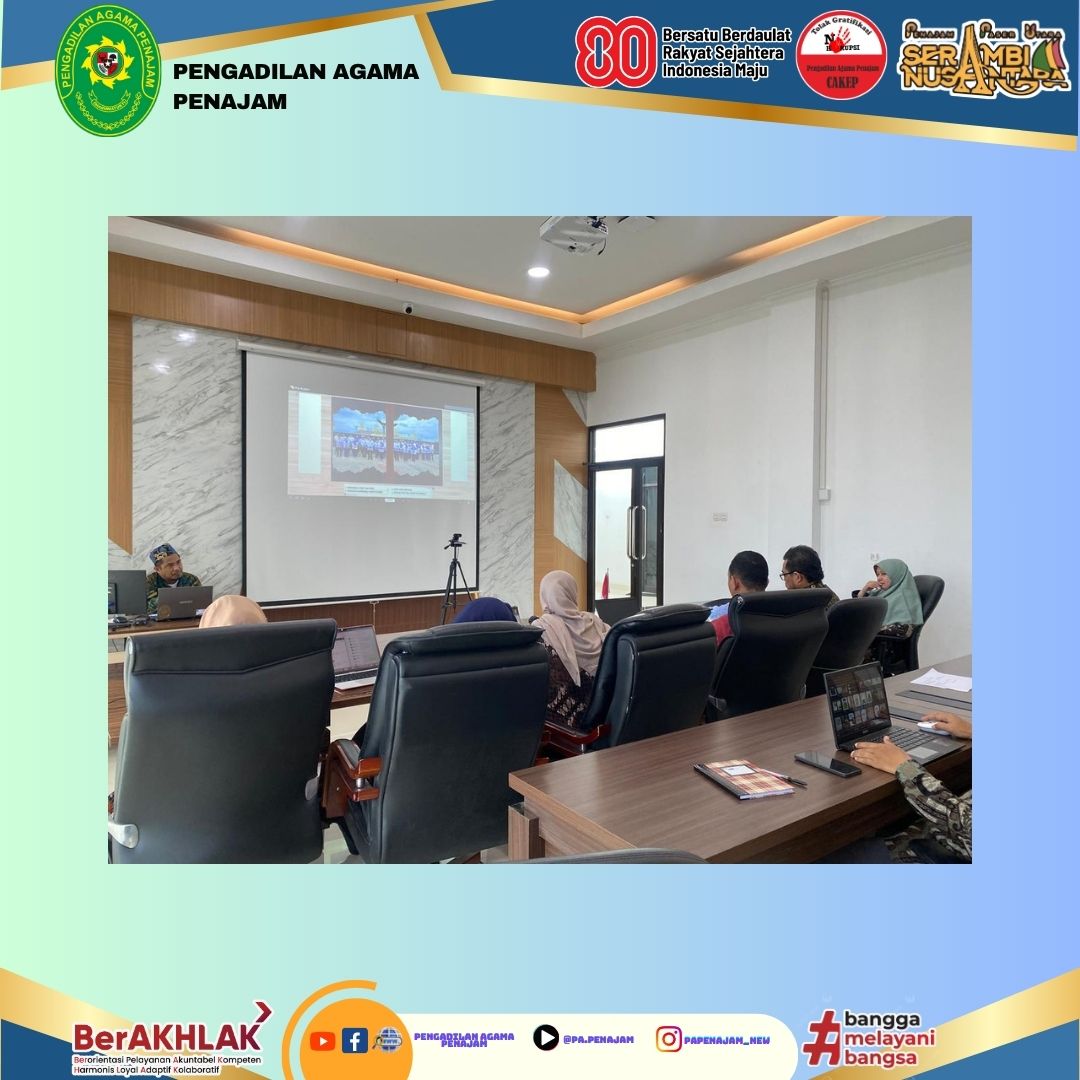 Pengadilan Agama Penajam Gelar Rapat Penyusunan Laporan KegiatanLaporan Tahunan 2025 3