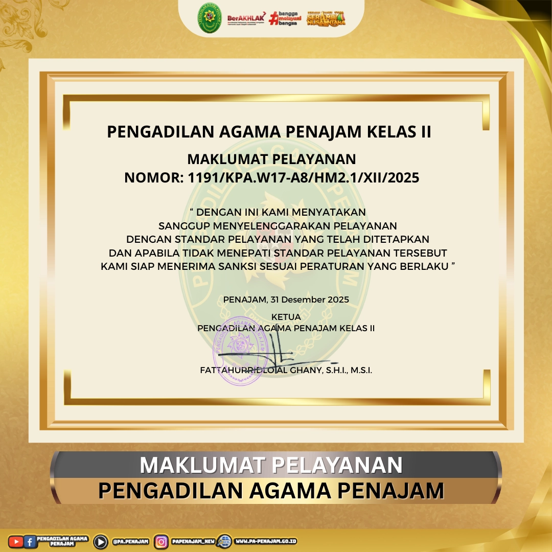 Perubahan Alamat Email PA Penajam